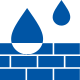 アイコン：吸水性・防水性