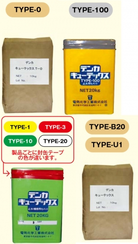 デンカキューテックス丨止水剤丨防水・急結材料丨製品紹介：建材商事 